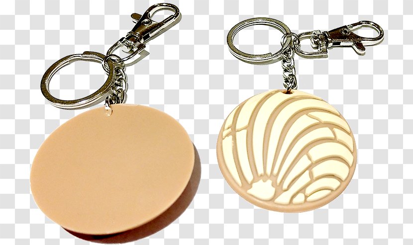 Pan Dulce Concha Key Chains Coin Purse Bread - House Keychain Transparent PNG