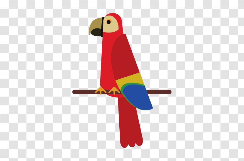 Scarlet Macaw Bird Clip Art Parrot - Parakeet Transparent PNG