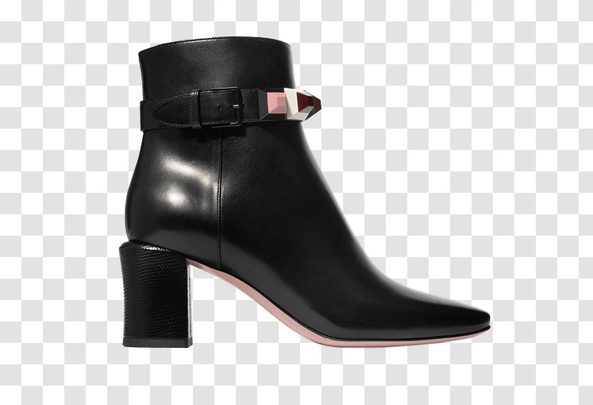 Riding Boot Leather Heel Botina Shoe - Fashion Transparent PNG