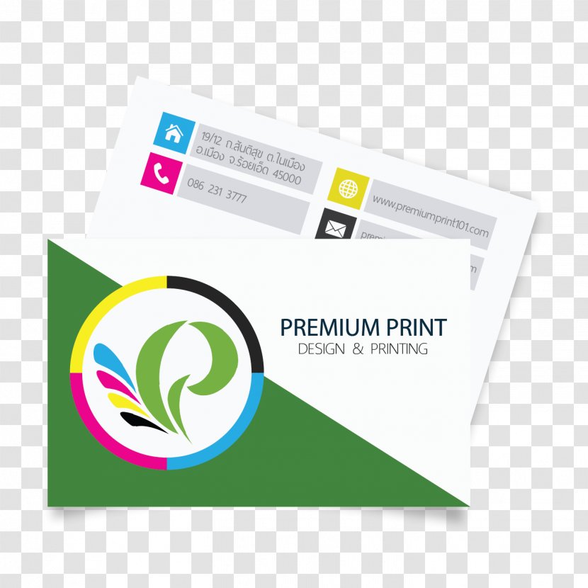 Paper Logo Printer Inkjet Printing - Production - Namecard Transparent PNG