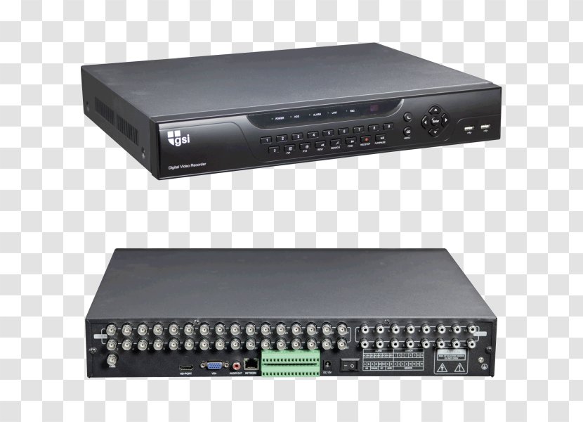 RF Modulator Digital Video Recorders High-definition Television Network Recorder - Golden Speakers Transparent PNG