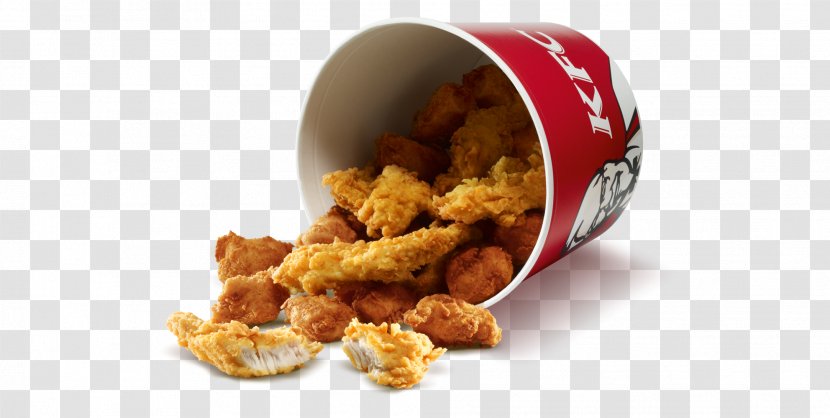KFC Fast Food Chicken Fingers Nugget Coleslaw - Sauce - Bucket Transparent PNG