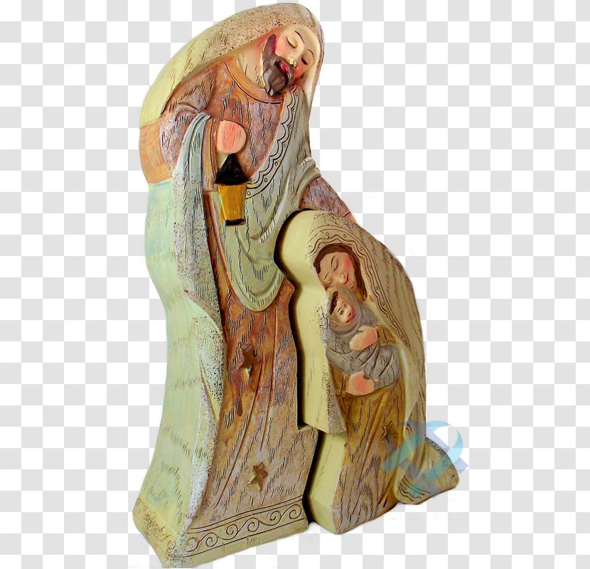 Nativity Scene Holy Family Christmas Figurine Of Jesus - Sagrada Familia Transparent PNG