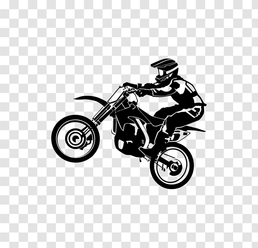 Sticker Motorcycle Wall Decal Motocross - Racing - Supercross Transparent PNG
