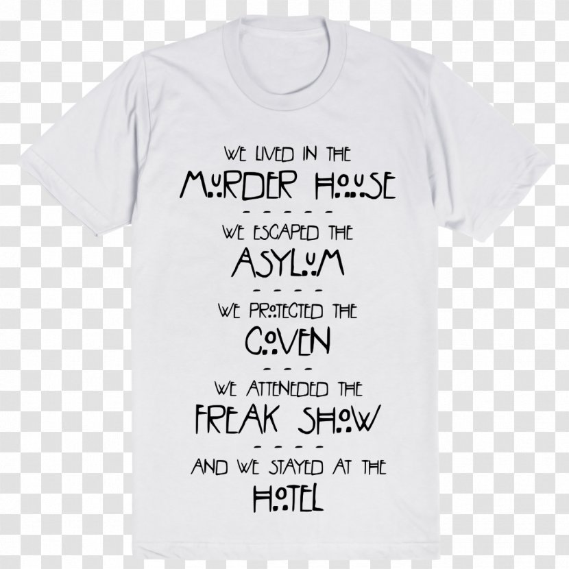 T-shirt Hoodie American Horror Story: Murder House - Seven Wonders Transparent PNG