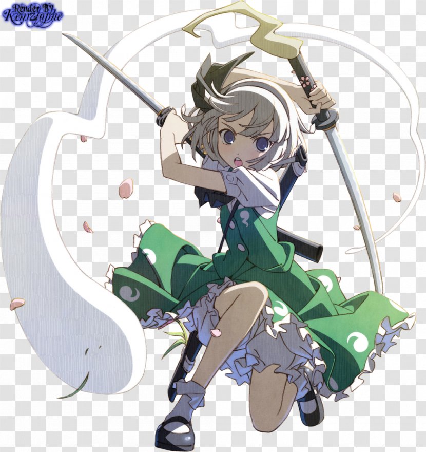 Youmu Konpaku Undefined Fantastic Object Character Hidden Star In Four Seasons Fan Art - Flower - Characters Touhou Project Transparent PNG