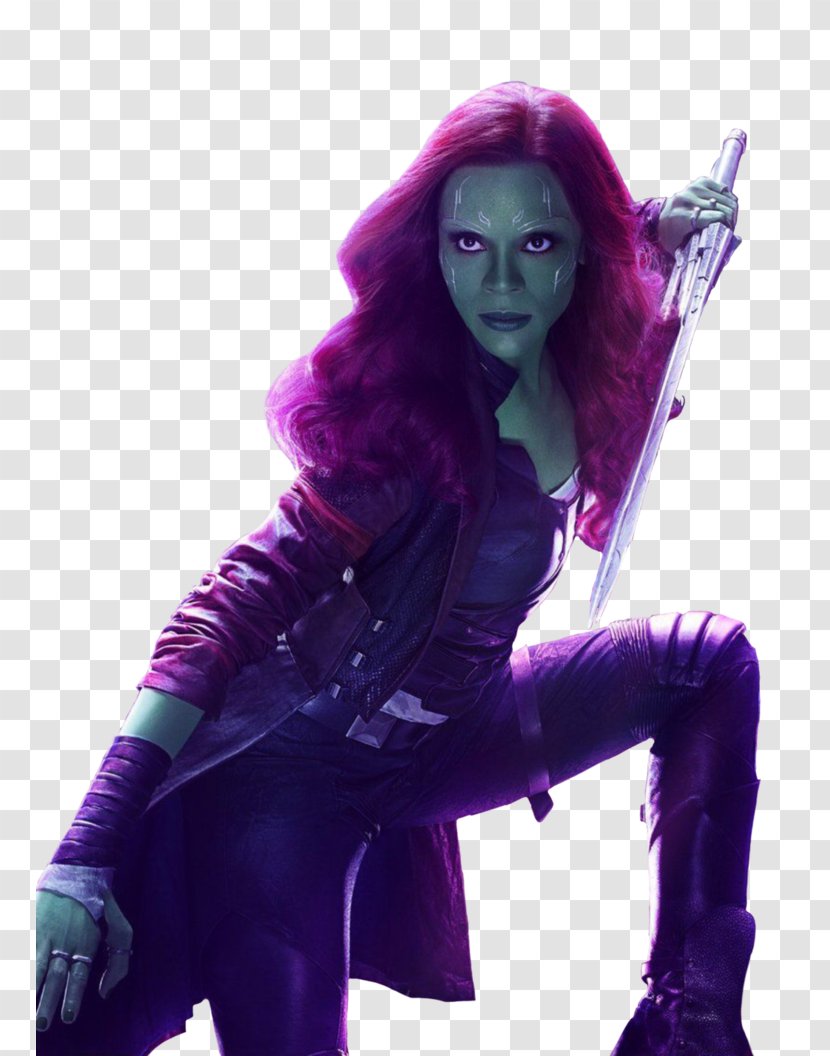Avengers Infinity War Clint Barton Black Panther Falcon Marvel Cinematic Universe - Gamora Transparent PNG