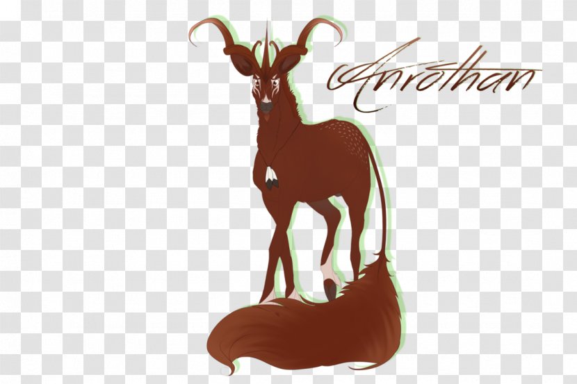 Antelope Goat Reindeer Fauna Cartoon - Cow Family Transparent PNG