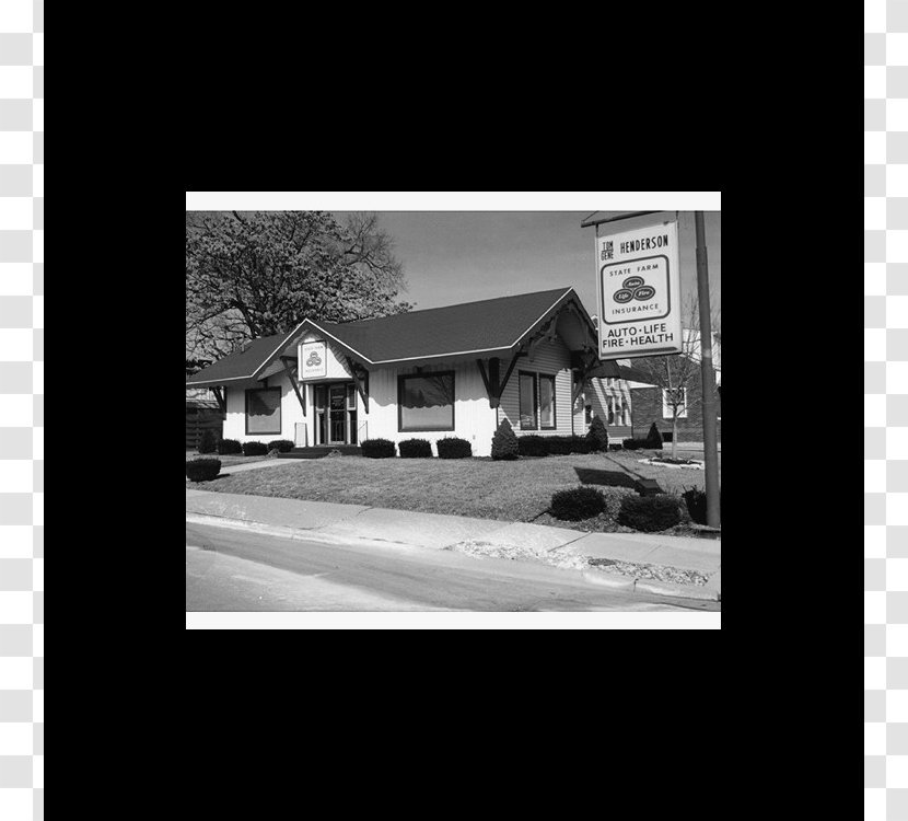 Architecture Area Rectangle Suburb Property - Black And White - Angle Transparent PNG