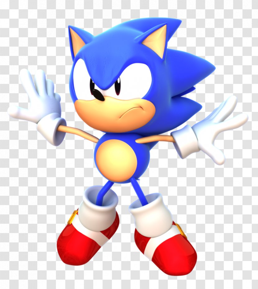 Sonic The Hedgehog Jump CD Cel Shading Blender - Cd - Mascot Transparent PNG