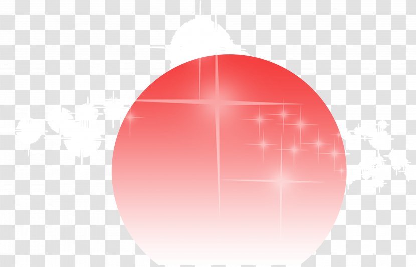 Glare Shading Decorative Stars - Red - Product Design Transparent PNG
