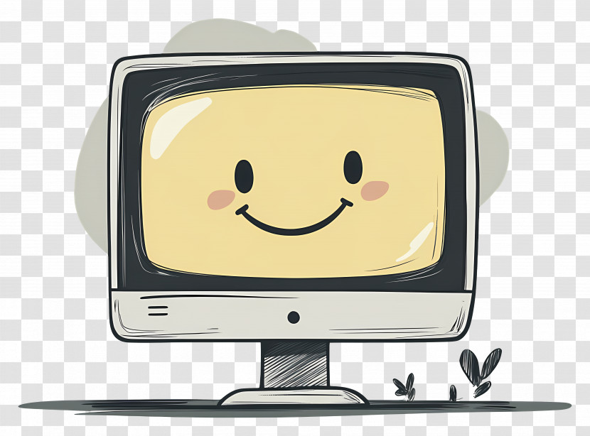 Computer Monitor - Smiling Computer Screen Illustration Transparent PNG