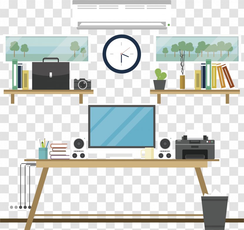 Interior Design Services Graphic Office - Furniture - Exquisite Transparent PNG