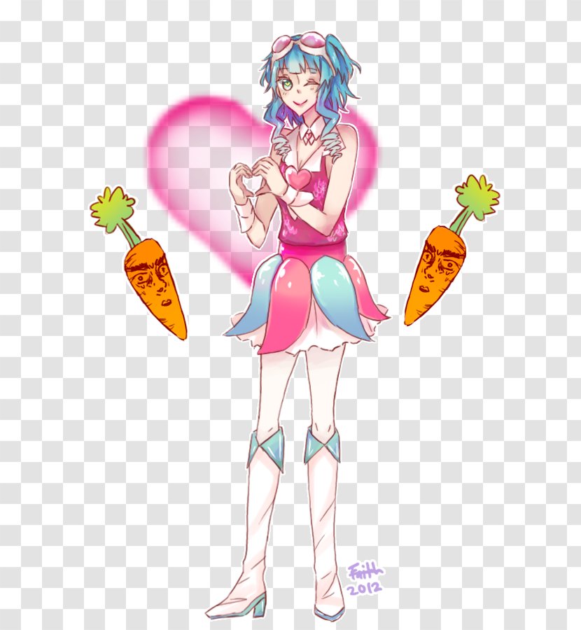 Megpoid CANDY Nanda Collection World Tour Fan Art Song - Heart - Watercolor Transparent PNG