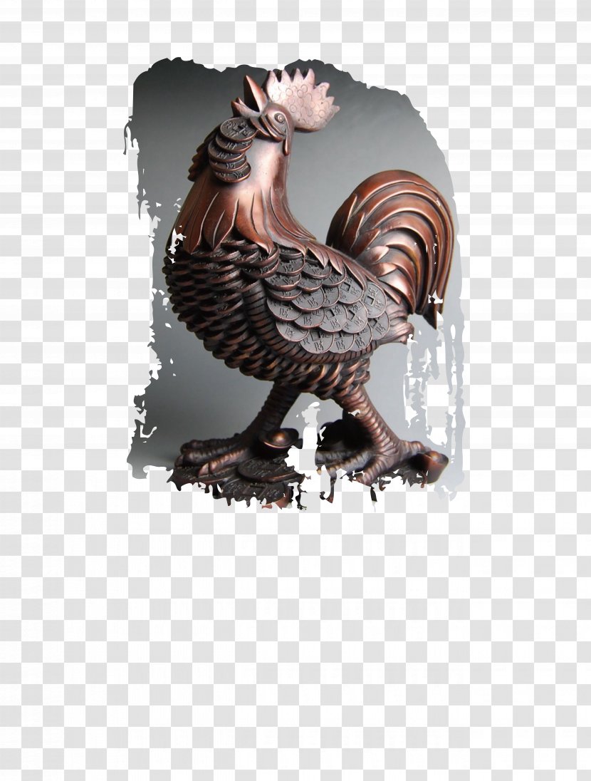 Rooster Chicken Chinese New Year - Galliformes - 2017 Spring Decoration Transparent PNG
