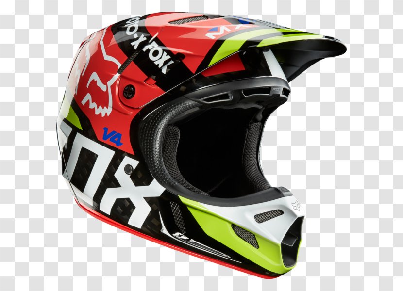 Motorcycle Helmets Fox Racing Helmet - Bicycle Transparent PNG