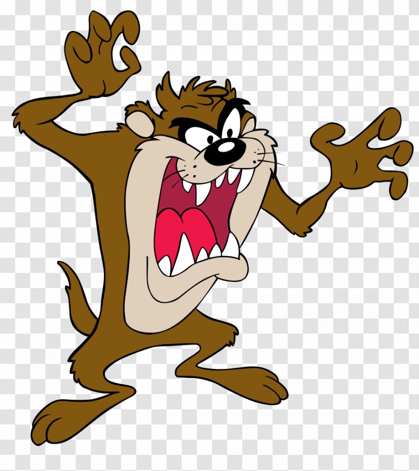 Tasmanian Devil Looney Tunes Facial Tumour Disease Cartoon - Show - Taz Transparent PNG