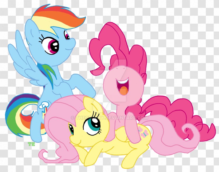Pony Pinkie Pie Rainbow Dash Fluttershy Twilight Sparkle - Heart - Laught Transparent PNG