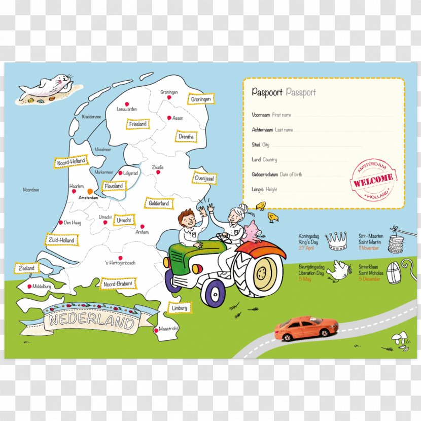 Very Mappy Kleurplaat Provinces Of The Netherlands Putten - Area Transparent PNG