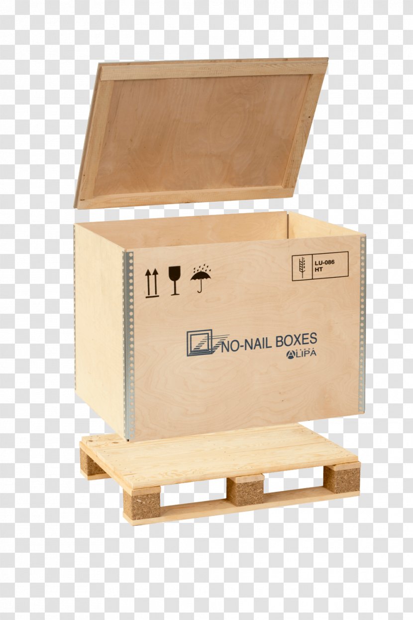 Plywood Wooden Box Crate - Pallet - Combination Transparent PNG