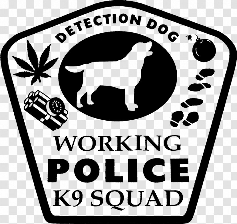 Police Dog Decal Sticker Detection Transparent PNG