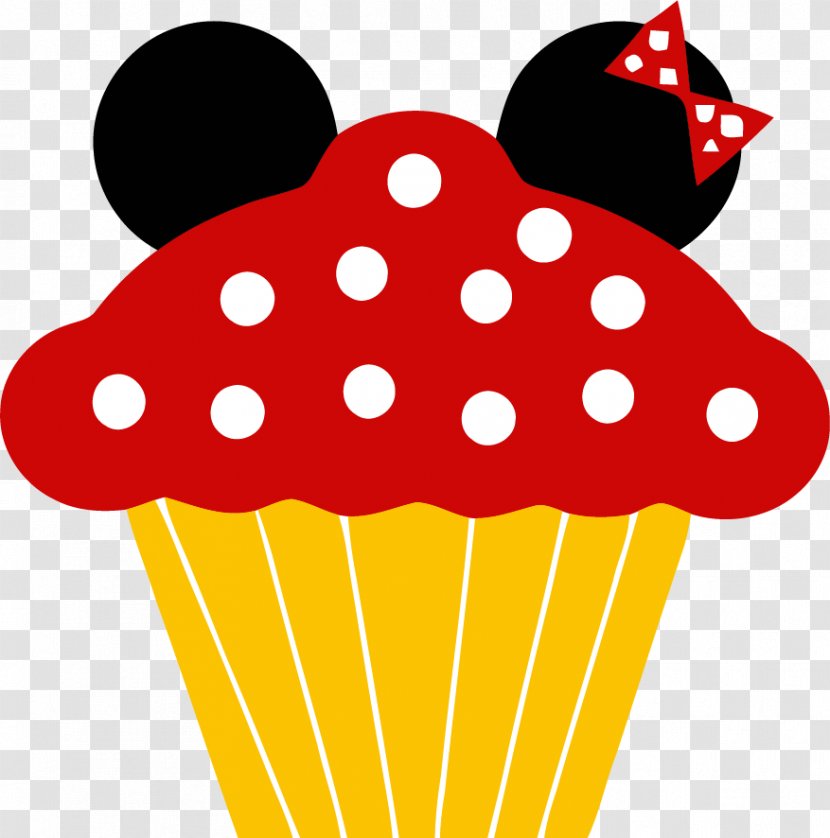Mickey Mouse Minnie Cupcake Birthday Cake Frosting & Icing - MINNIE Transparent PNG