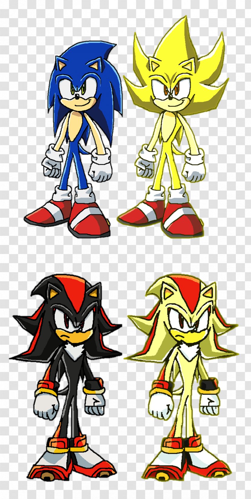 Shadow The Hedgehog Super Drawing Transparent PNG
