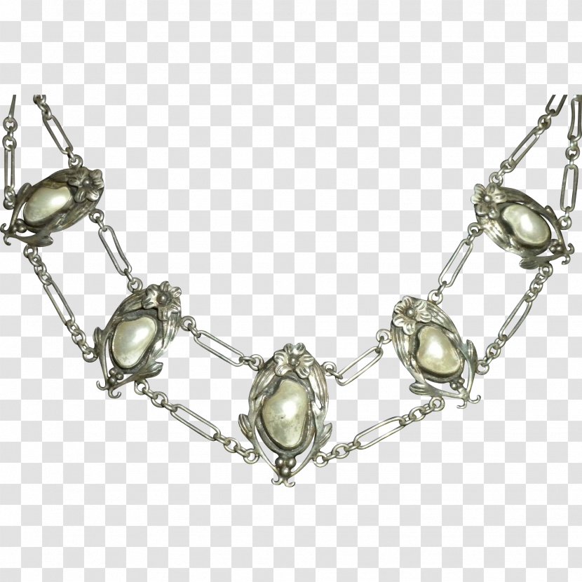 Necklace Silver Bracelet Body Jewellery Chain Transparent PNG