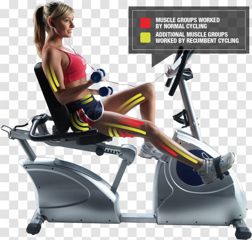 Elliptical Trainers Exercise Bikes Recumbent Bicycle - Gym - Bike Transparent PNG