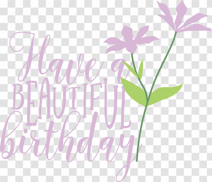 Beautiful Birthday Transparent PNG