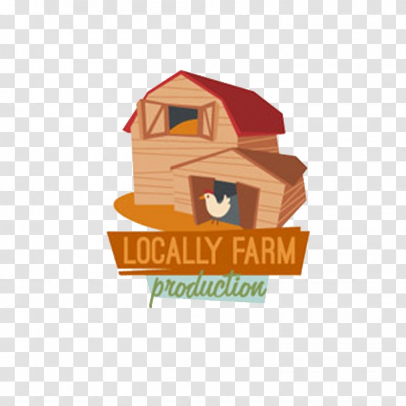 Farmer Agriculture - Logo - Flat Chicken Coop Transparent PNG