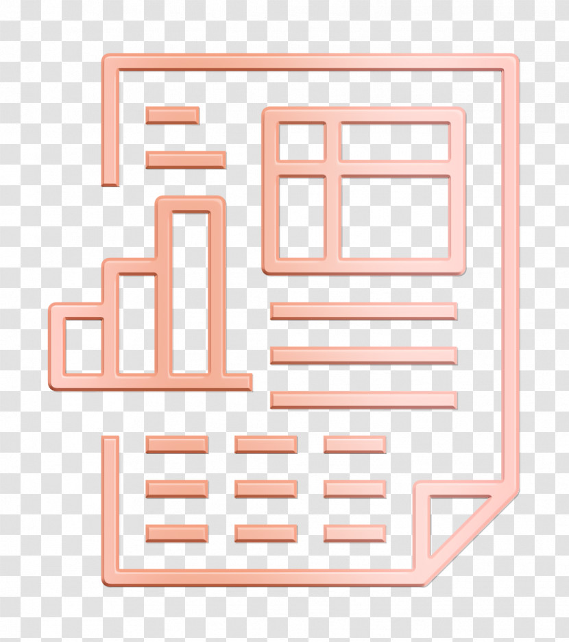 Report Icon Business Management Icon Transparent PNG