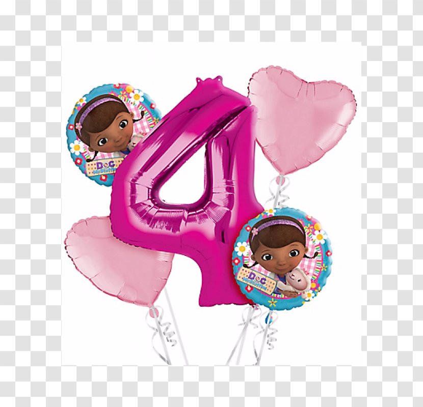 Birthday Balloon Party Flower Bouquet Anniversary - Game - Doc Mcstuffins Transparent PNG