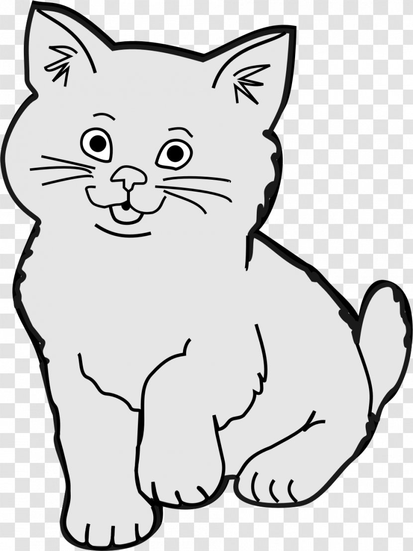 Kitten Whiskers Domestic Short-haired Cat Clip Art - Snout Transparent PNG