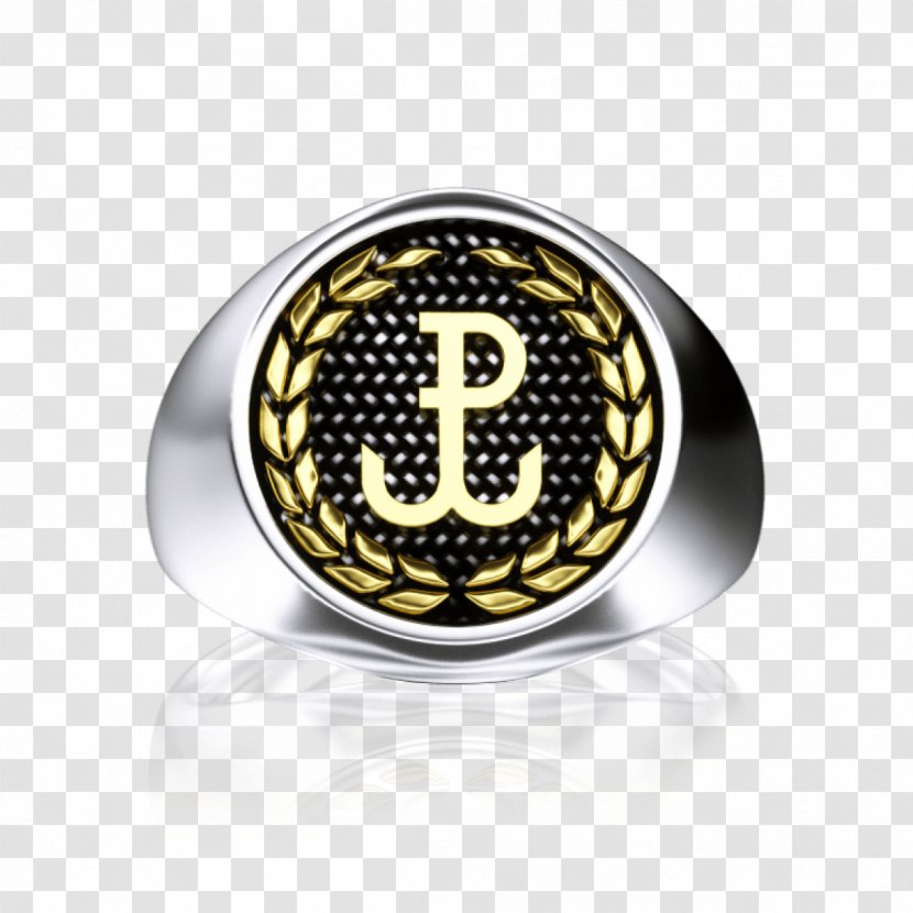 Silver Emblem Chevalière Symbol Body Jewellery - Poland Transparent PNG