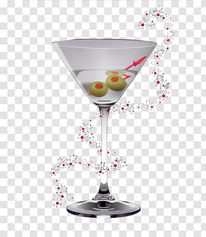 Martini Cocktail Glass Mojito - Wine Transparent PNG