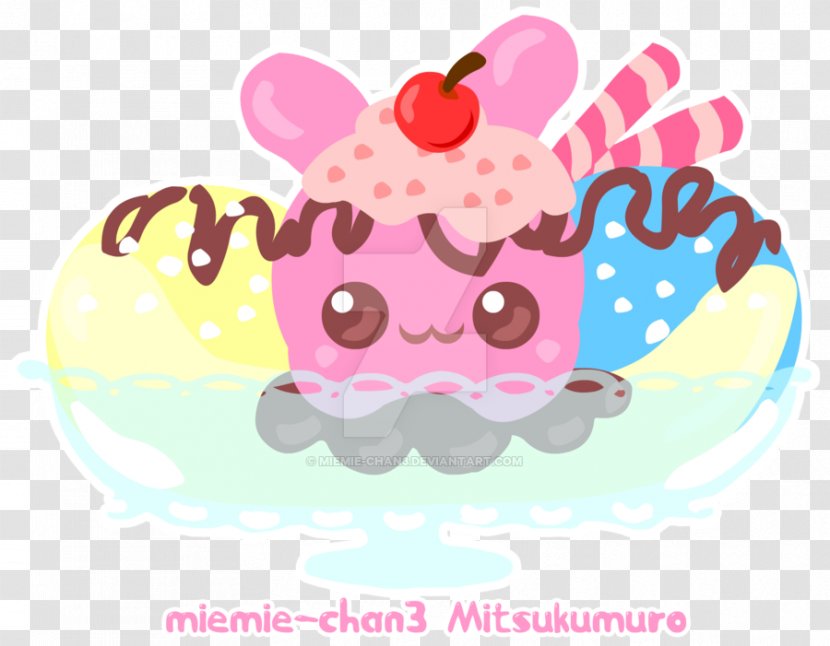 Sundae Desktop Wallpaper Image Ice Cream Food - Kawaii Bunnies Transparent PNG