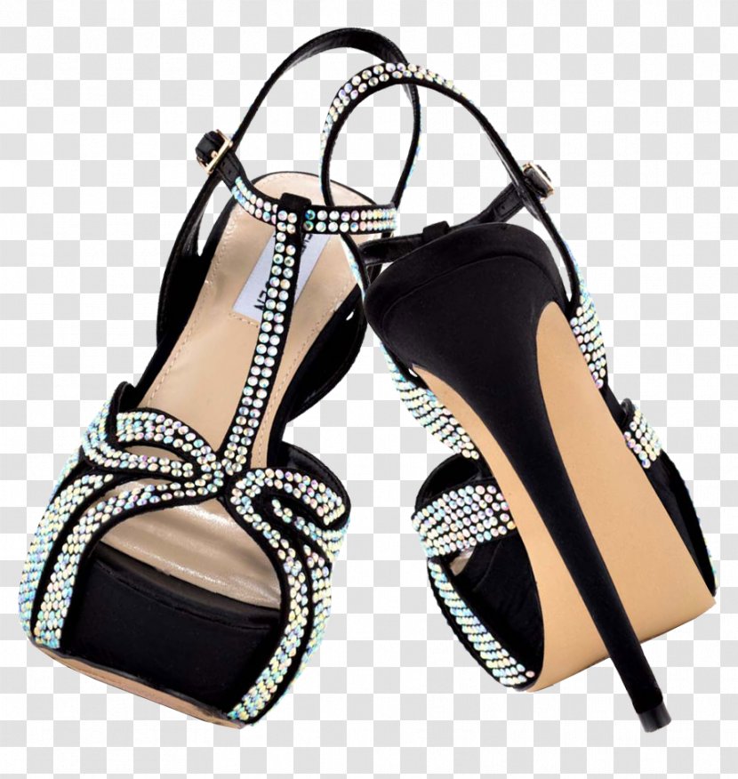 Sandal High-heeled Shoe Stiletto Heel Platform - Flipflops Transparent PNG