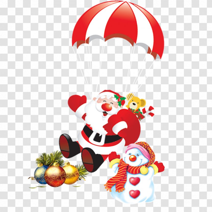 Santa Claus Christmas Icon - Tree - And Snowman Transparent PNG