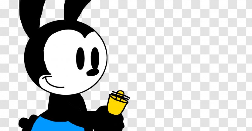 DeviantArt Cartoon - Yellow - Oswald The Lucky Rabbit Transparent PNG