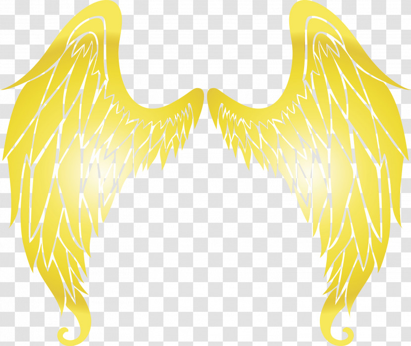 Wing Yellow Costume Accessory Transparent PNG
