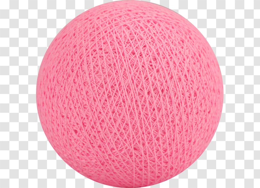 Wool Pink M - Cotton Ball Transparent PNG