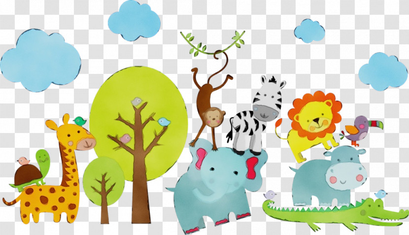 Cartoon Child Art Tree Adaptation Room Transparent PNG