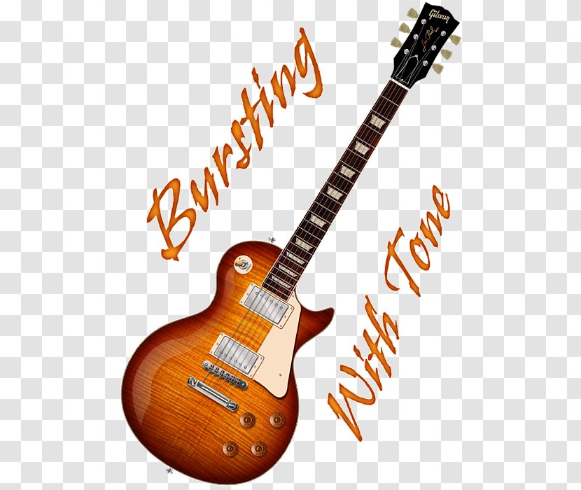 Electric Guitar Acoustic Bass Gibson Les Paul - Brands Inc - Tone Transparent PNG