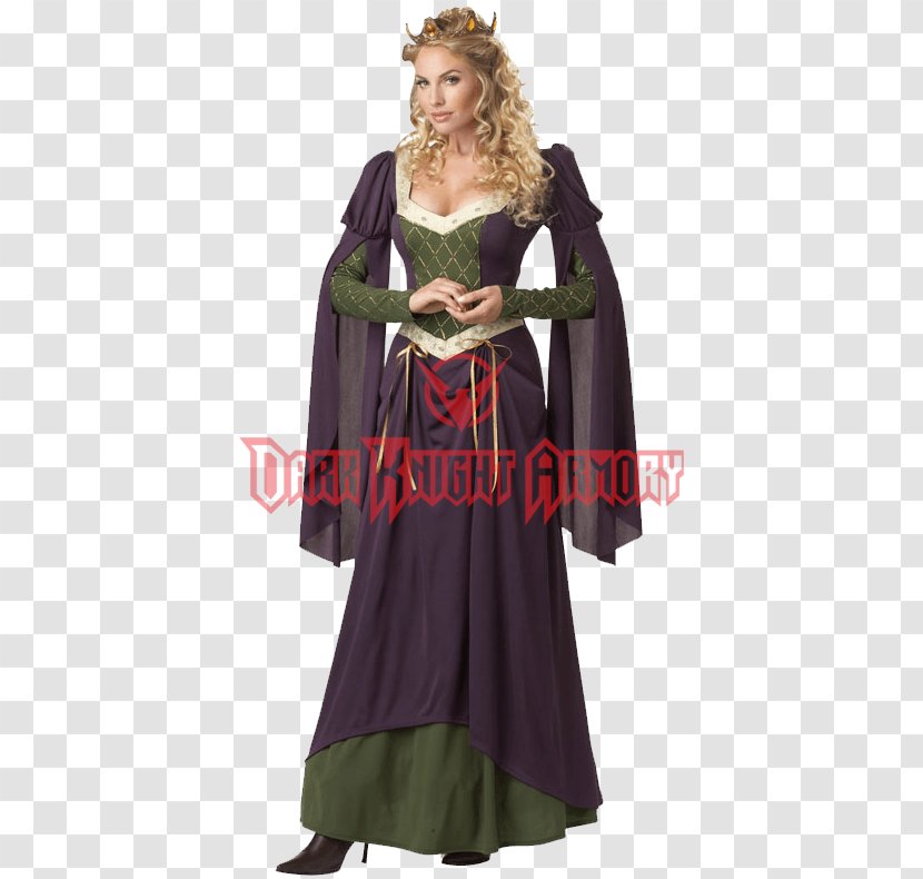 Lady In Waiting Costume Halloween Clothing Dress Transparent PNG