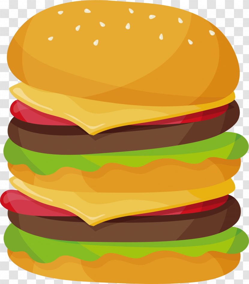 Hamburger Cheeseburger McDonald's Big Mac Veggie Burger Fast Food - Super Jumbo Transparent PNG