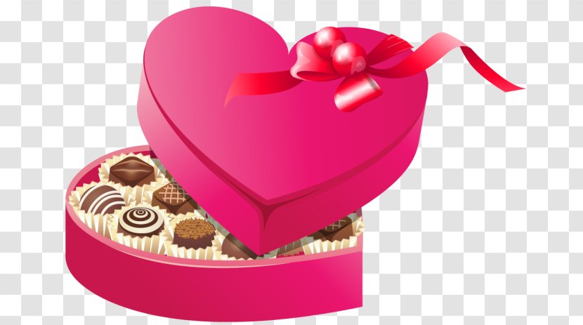 Chocolate Box Art Valentine's Day Heart Clip Transparent PNG
