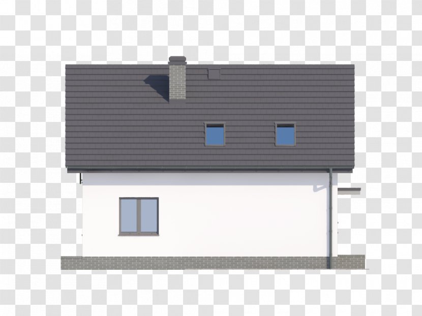 House Square Meter Project Grybów - Elevation Transparent PNG