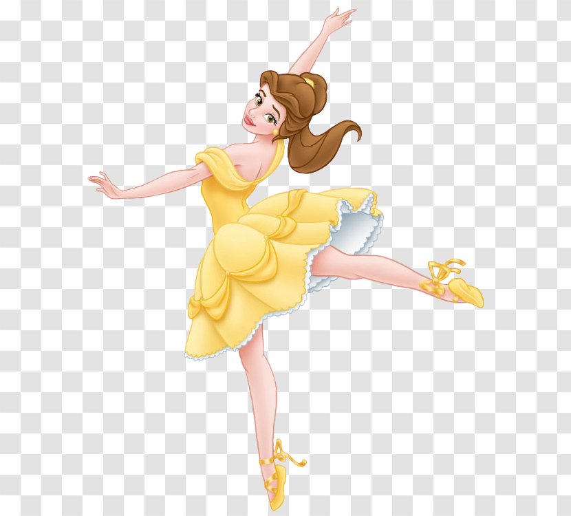 Belle Princess Aurora Disney Ballet Dancer - Cartoon - Tutu Transparent PNG