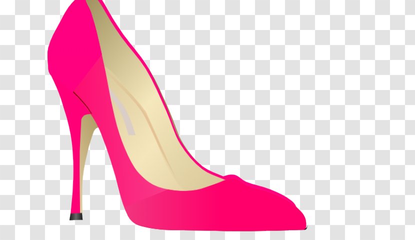 High Heels Footwear Pink Basic Pump Court Shoe - Leather Magenta Transparent PNG
